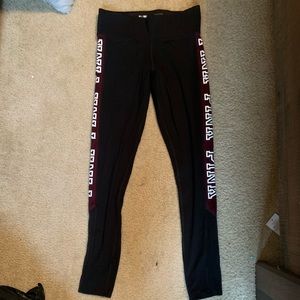 Pink workout leggings